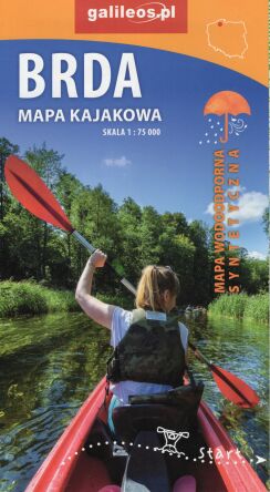 Brda. Mapa kajakowa w skali 1:75 000