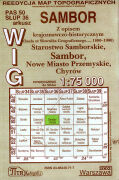 Sambor. Reedycja arkusza mapy WIG
