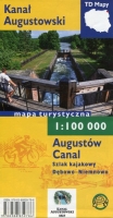 Kanał Augustowski. Mapa turystyczna w skali 1:100 000