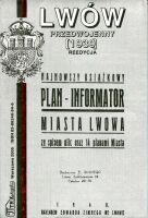 Lwów przedwojenny. Plan miasta w skali ok. 1:15 000