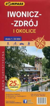 Iwonicz-Zdrój i okolice. Mapa turystyczna w skali 1:20 000