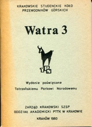 Watra 3. Wydanie poświęcone Tatrzańskiego Parku Narodowemu