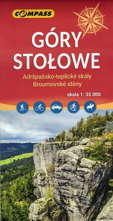 Góry Stołowe. Mapa turystyczna w skali 1:35 000. Wyd. 2024