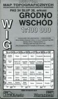 Grodno Wschód. Reprint mapy WIG w skali 1:100 000