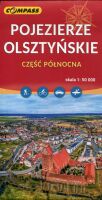 Pojezierze Olsztyńskie. Część północna. Mapa 1:50 000