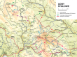 Góry Stołowe 2016 mapka z trasami opisanymi w przewodniku