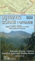 Ustrzyki Górne i okolice. Mapa 1:40 000
