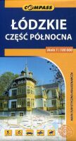 Łódzkie, część północna. Mapa turystyczna w skali 1:100 000