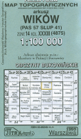 Wików (Bukowina). Reprint mapy WIG w skali 1:100 000
