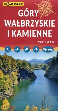 Góry Wałbrzyskie i Kamienne. Mapa turystyczna w skali 1:35 000