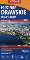 Pojezierze Drawskie - część wschodnia. Mapa turystyczna w skali 1:50 000