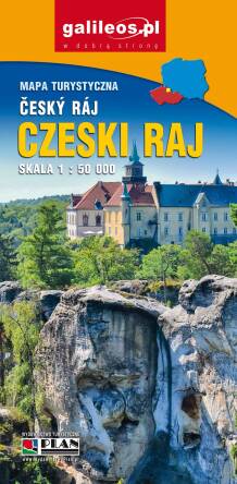 Czeski Raj. Český Ráj. Mapa turystyczna w skali 1:50 000