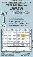 Lwów. Reprint mapy WIG 1:100 000