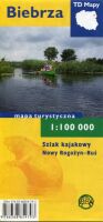 Biebrza. Szlak kajakowy Nowy Rogożyn-Ruś. Mapa turystyczna 1:100 000