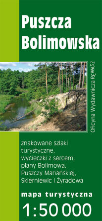 Puszcza Bolimowska. Mapa turystyczna w skali 1:50 000