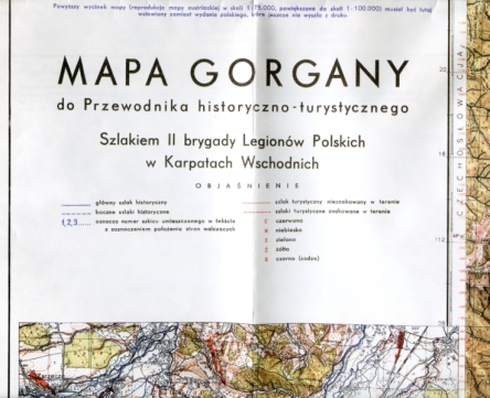 Gorgany i Czarnohora. Reprinty map WIG 1:100 000