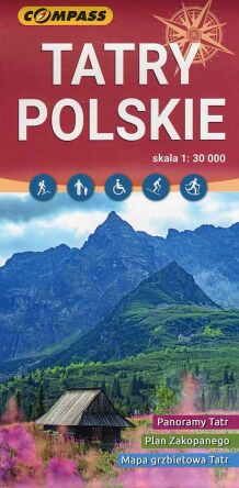 Tatry Polskie. Mapa turystyczna w skali 1:30 000