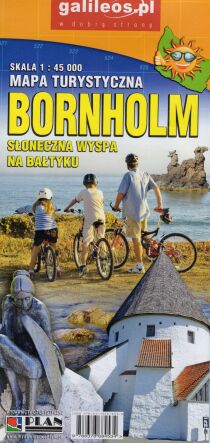 Bornholm. Mapa turystyczna w skali 1:45 000