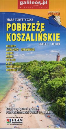 Pobrzeże Koszalińskie. Mapa turystyczna w skali 1:45 000