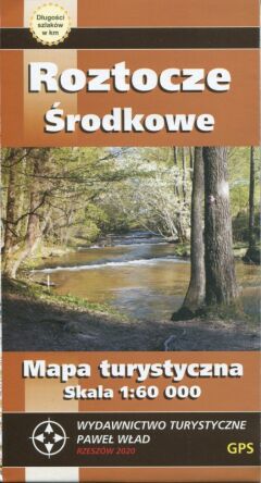 Roztocze Środkowe. Mapa turystyczno-topograficzna w skali 1:50 000