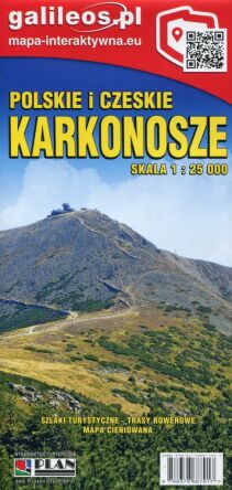 Karkonosze Polskie i Czeskie. Mapa turystyczna w skali 1:25 000