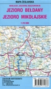 Jezioro Bełdany, Jezioro Mikołajskie. Mapa 1:20 000 Mapa Foliowana