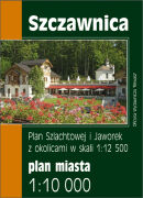 Szczawnica. Plan miasta w skali 1:10 000